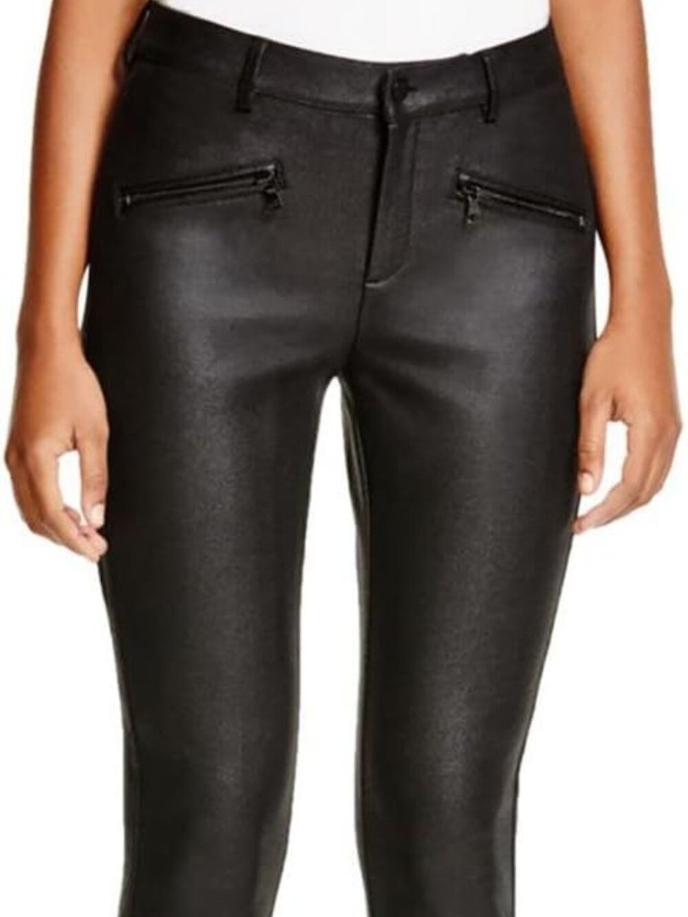 NYDJ - Women's Petites Ami Shimmer Pattern Skinny Pants - size 4P